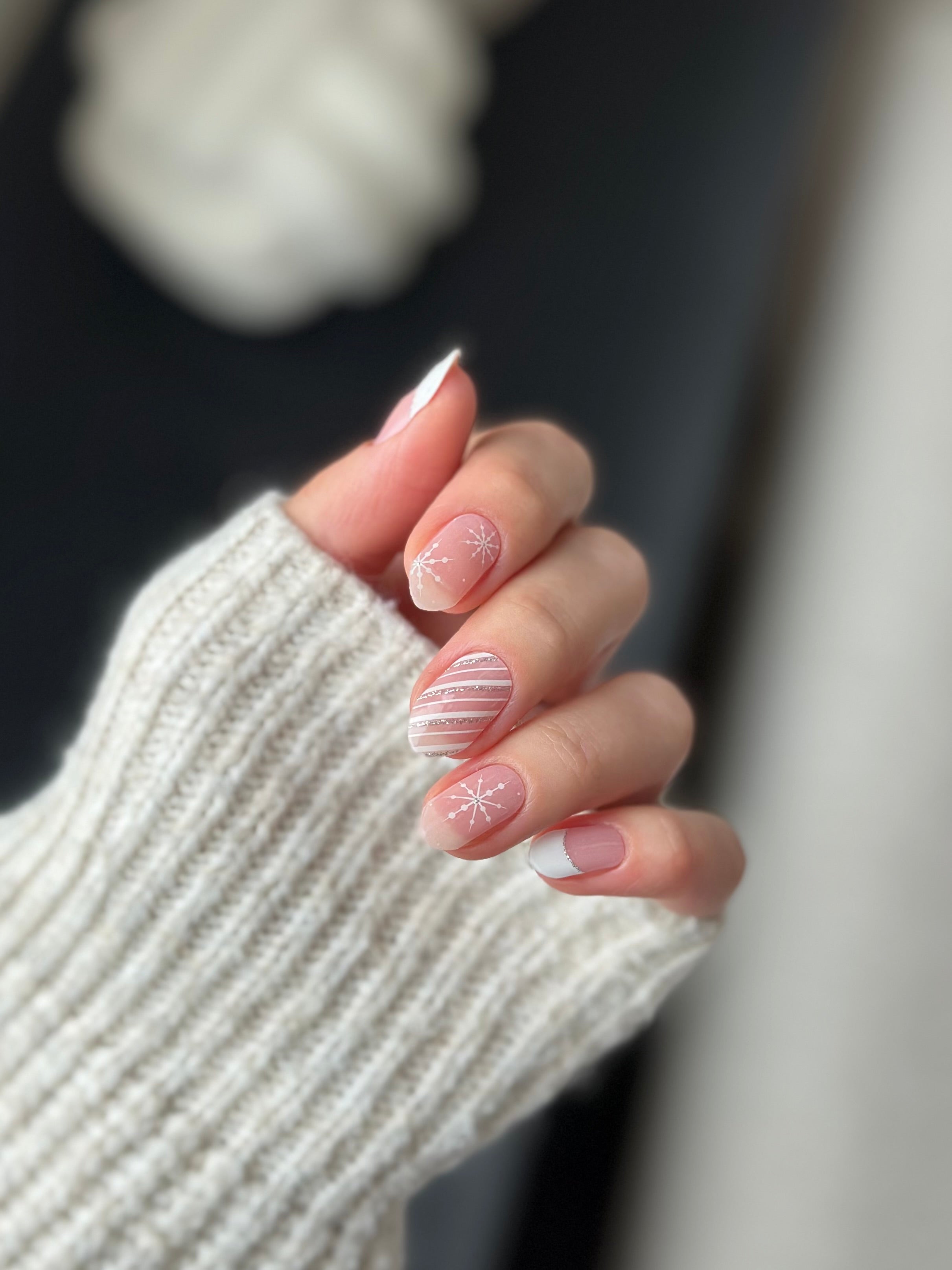 Soft Girl Christmas | Super Jellies DIY Hard Semi Cured Gel Nail Wraps