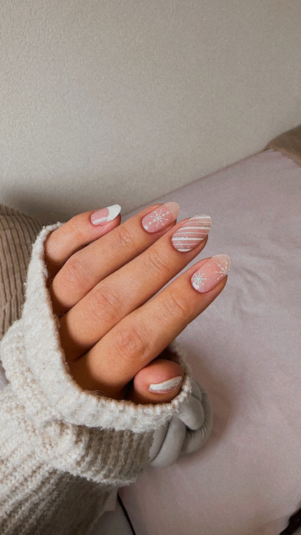 Soft Girl Christmas | Super Jellies DIY Hard Semi Cured Gel Nail Wraps