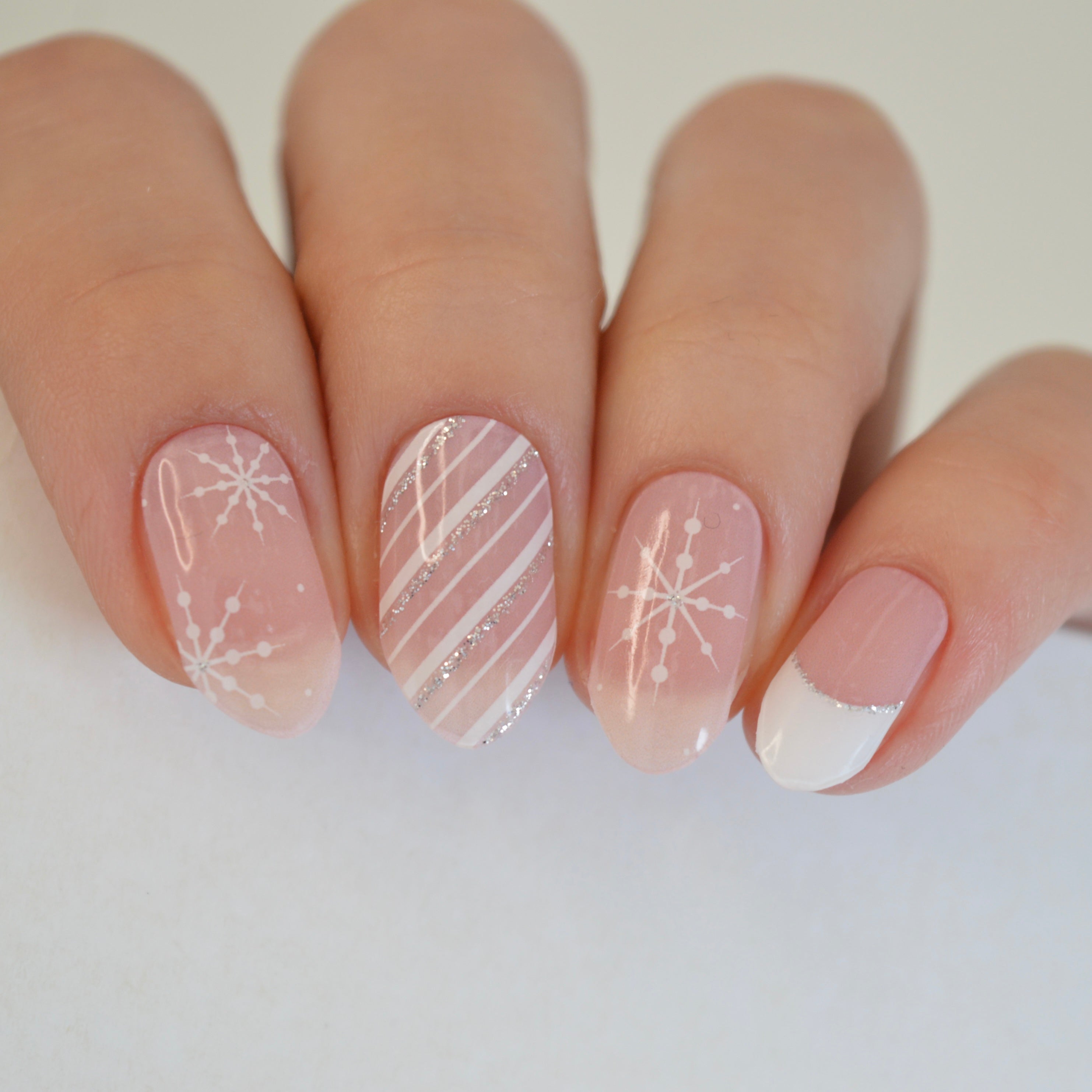 Soft Girl Christmas | Super Jellies DIY Hard Semi Cured Gel Nail Wraps