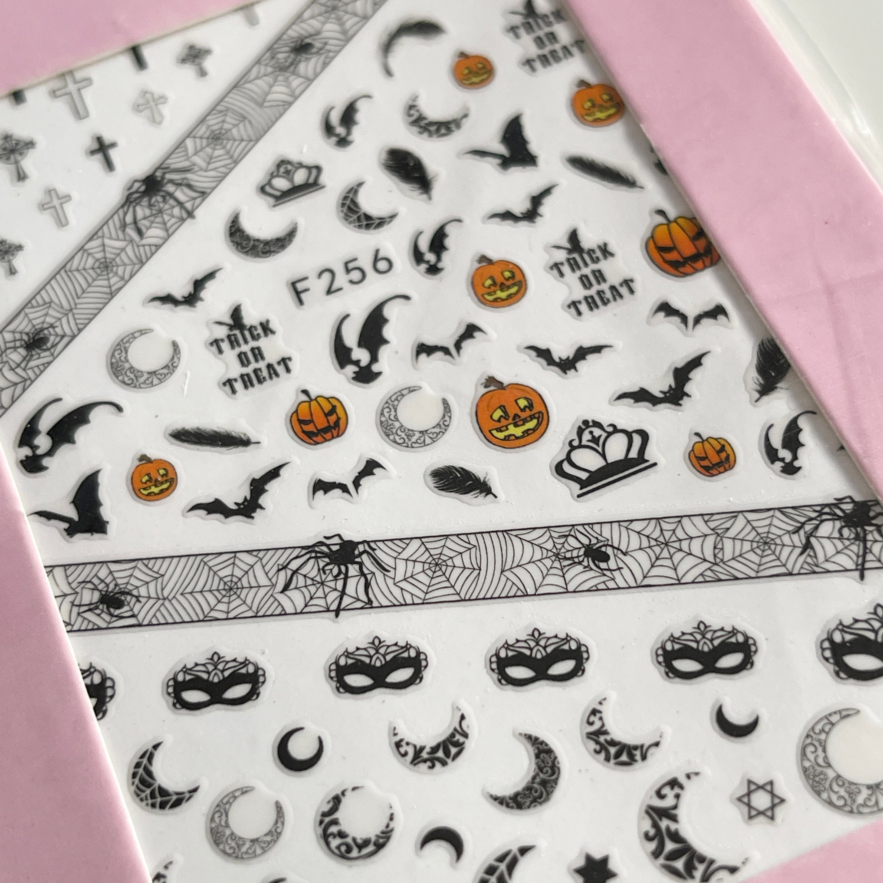 Spooky Season PLAY Nail Art Sticker