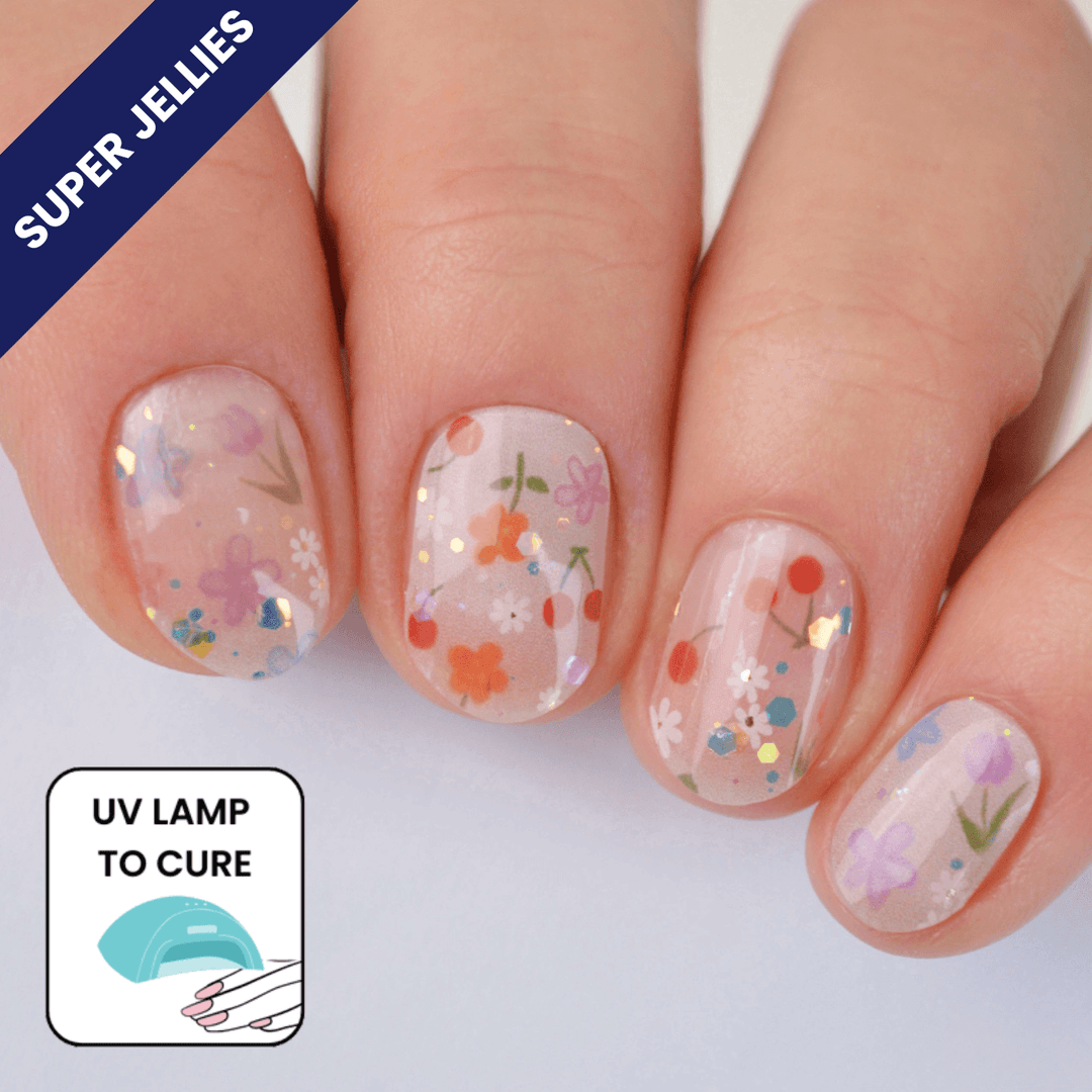 Spring Fling | Super Jellies DIY Hard Semi Cured Gel Nail Wraps