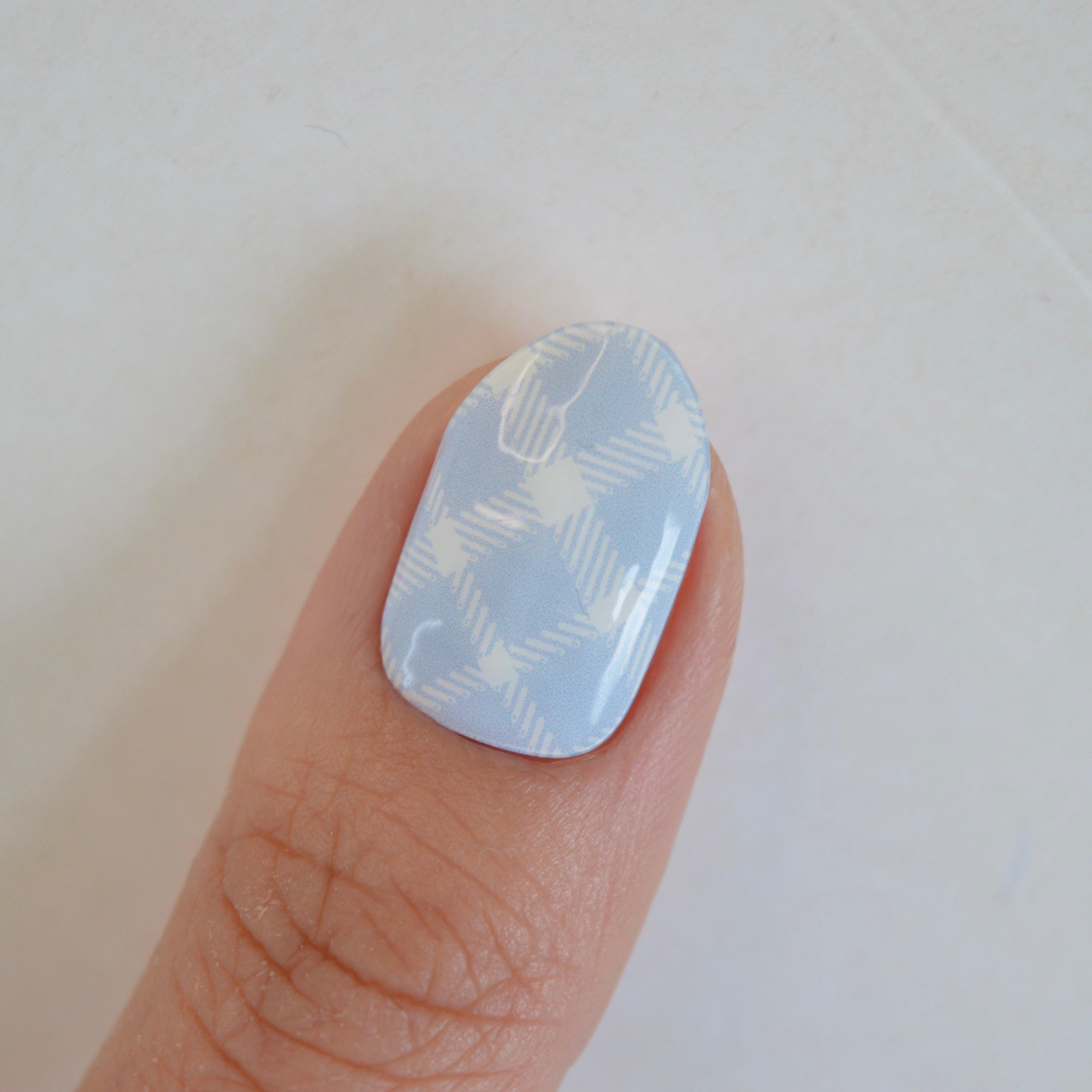 Springtime Plaid | Super Jellies DIY Hard Semi Cured Gel Nail Wraps