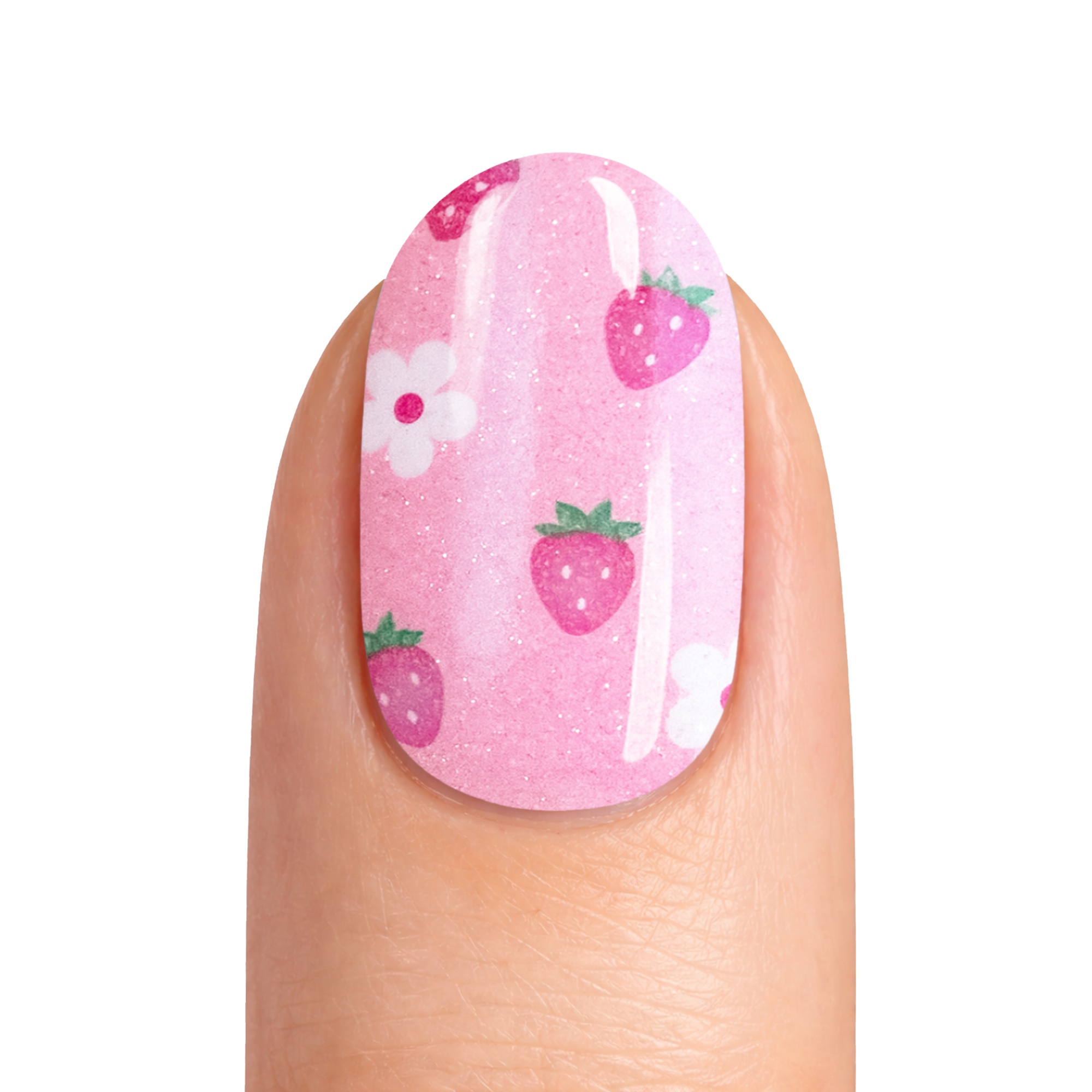 Strawberries & Cream  | Nail Polish Wraps