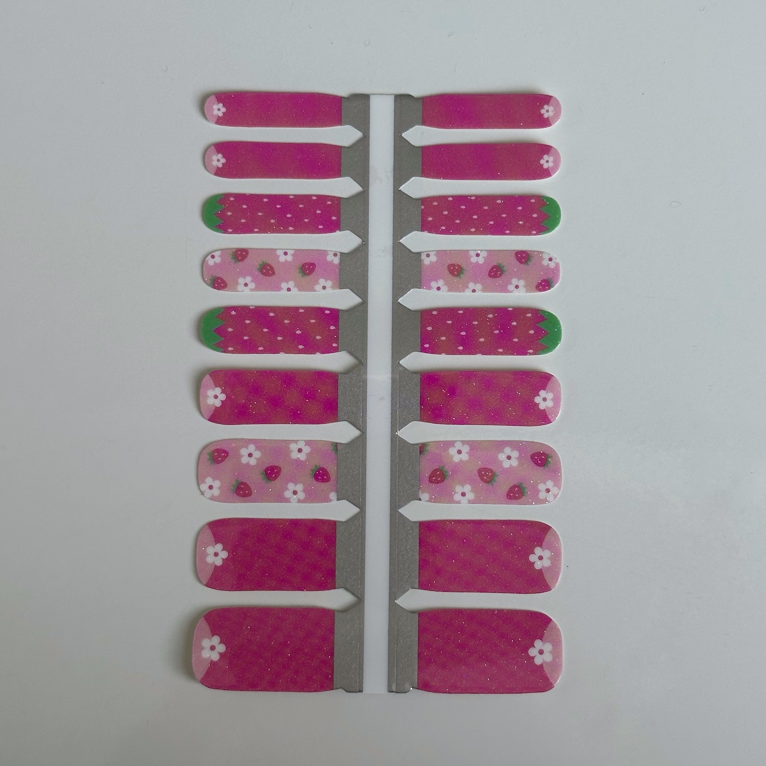 KIDS Strawberry Milk  | Nail Polish Wraps