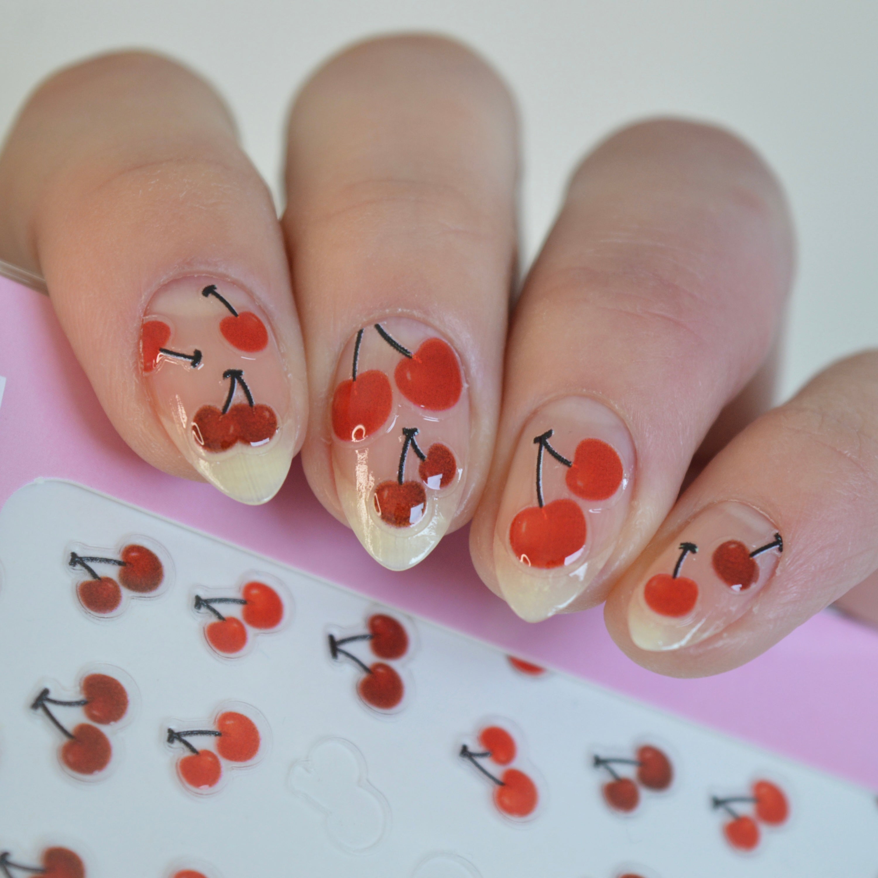 Sweet Cherry PLAY Nail Art Sticker