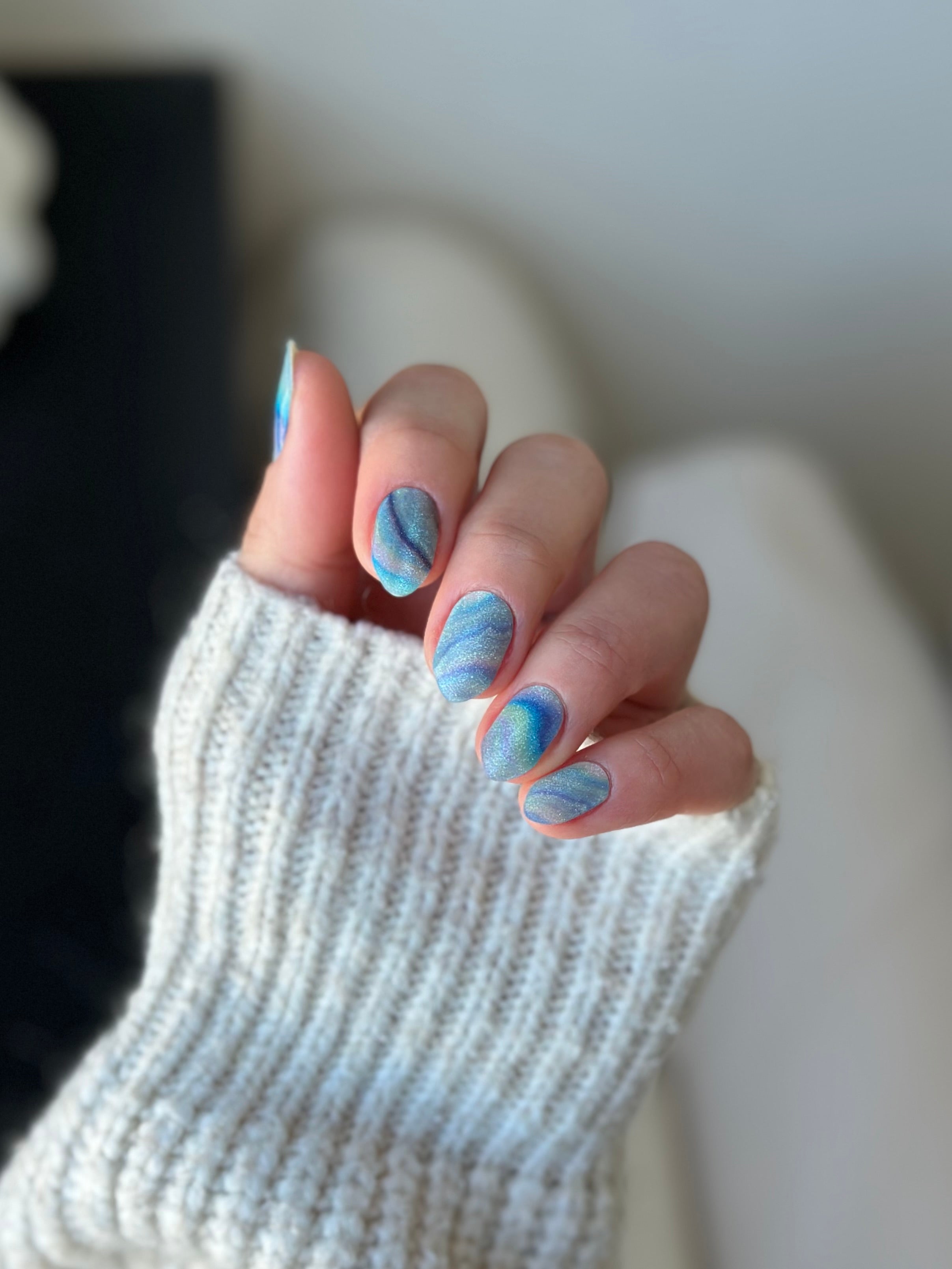 Swirly | Super Jellies DIY Hard Semi Cured Gel Nail Wraps