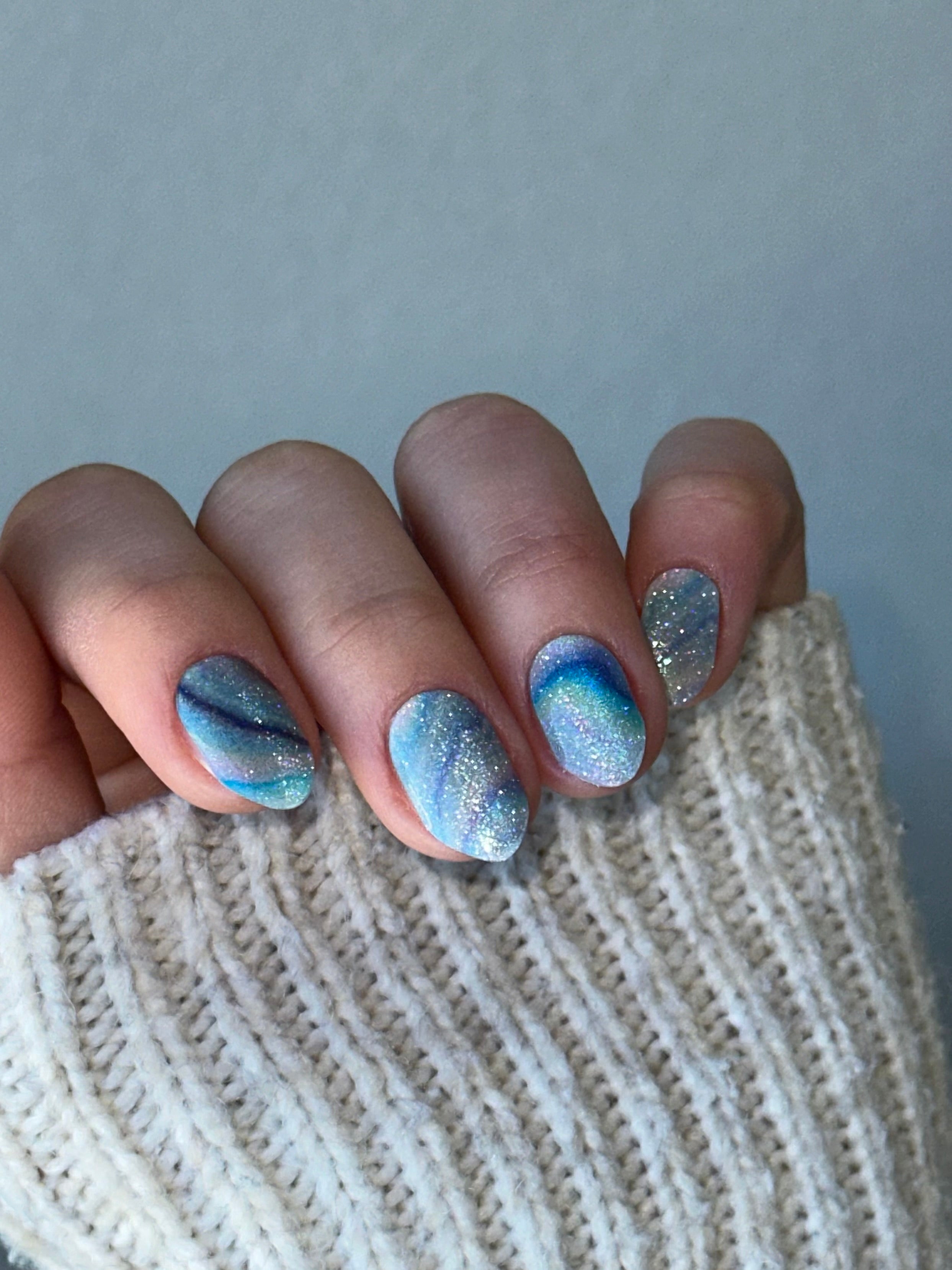 Swirly | Super Jellies DIY Hard Semi Cured Gel Nail Wraps