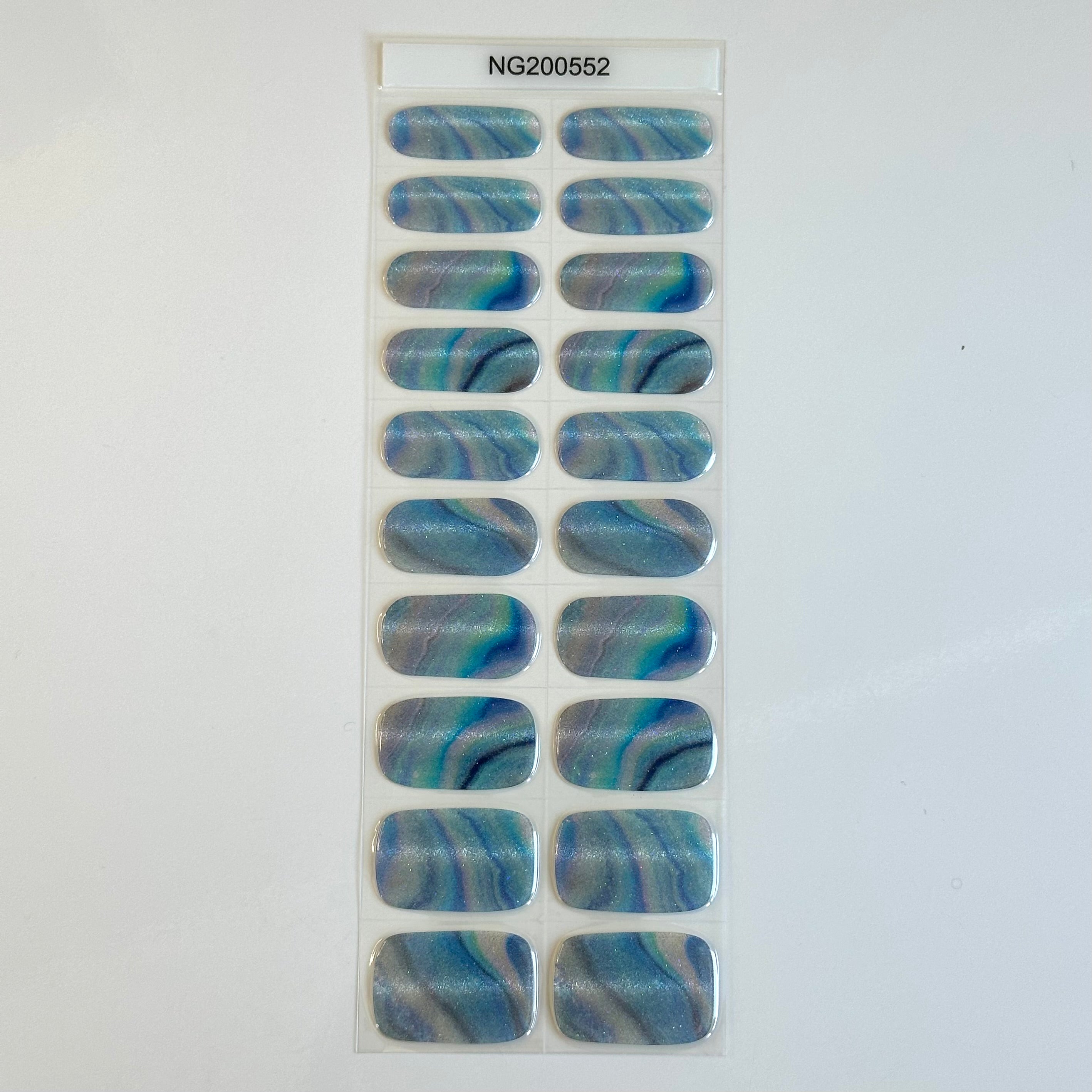 Swirly | Super Jellies DIY Hard Semi Cured Gel Nail Wraps