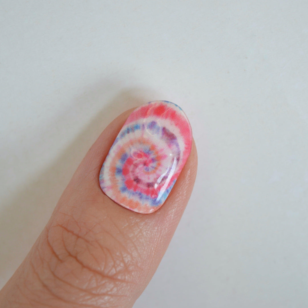 Tie Dye | Super Jellies DIY Semi Cured Gel Nail Wraps