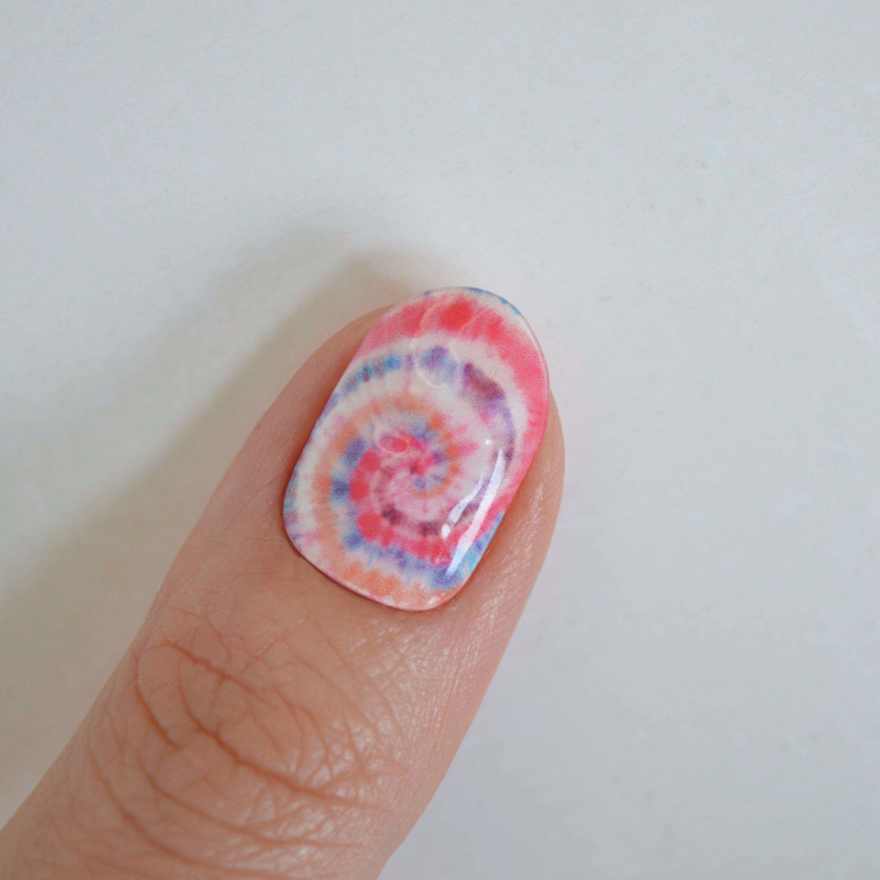 Tie Dye | Super Jellies DIY Semi Cured Gel Nail Wraps