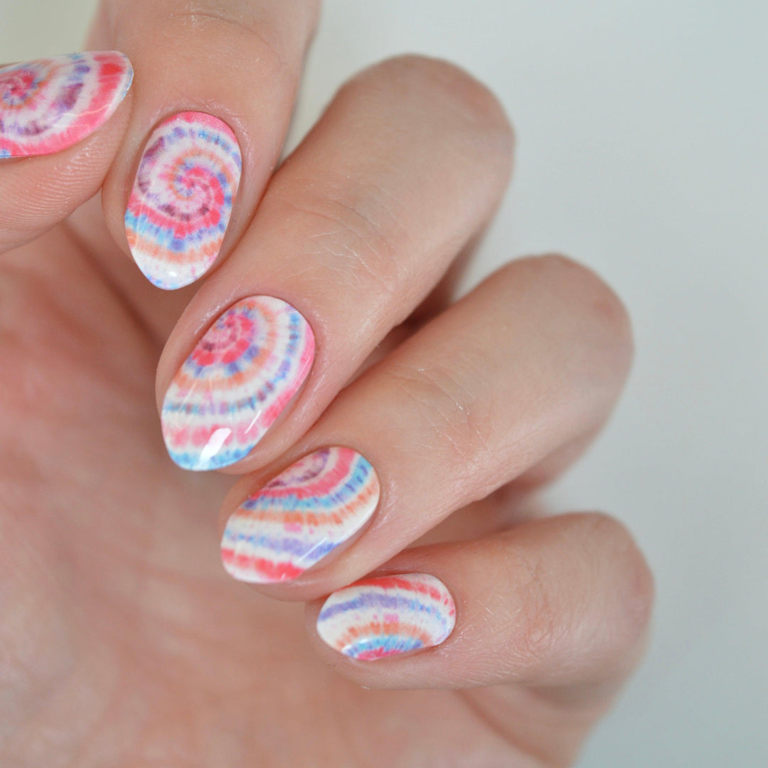 Tie Dye | Super Jellies DIY Semi Cured Gel Nail Wraps