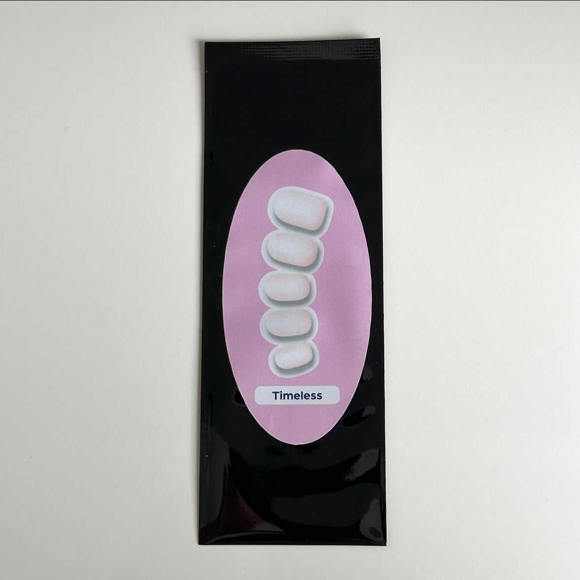 Timeless milky pink ombre gel nail wraps