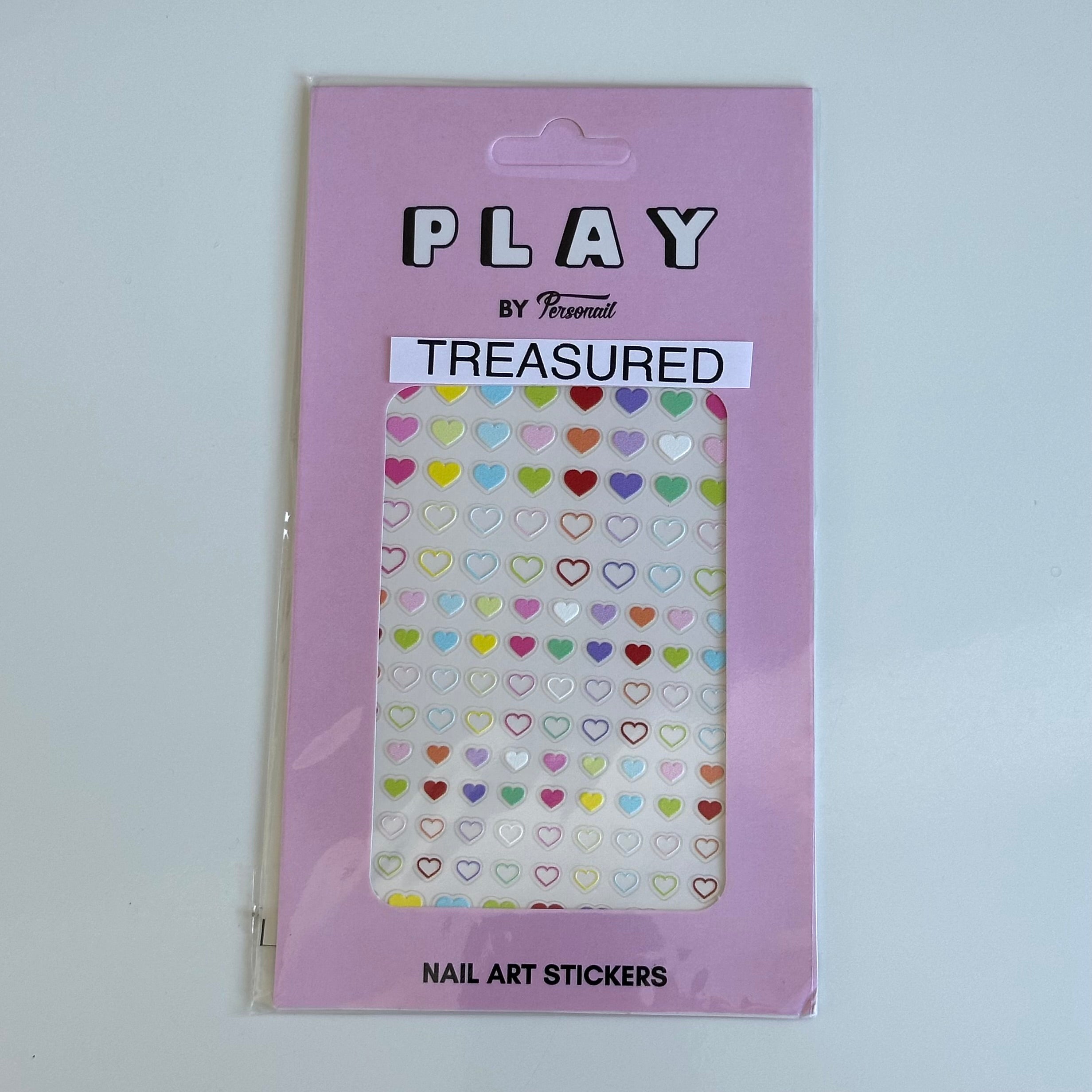 Treasured PLAY Nail Art Sticker