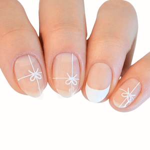 Trinity | Bow French Tip Nail Polish Wrap