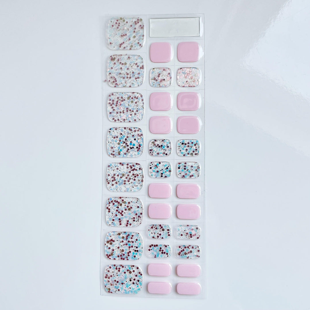 (Pedi/Toes) Twinkle Toes Semi Cured Gel Nail Wraps