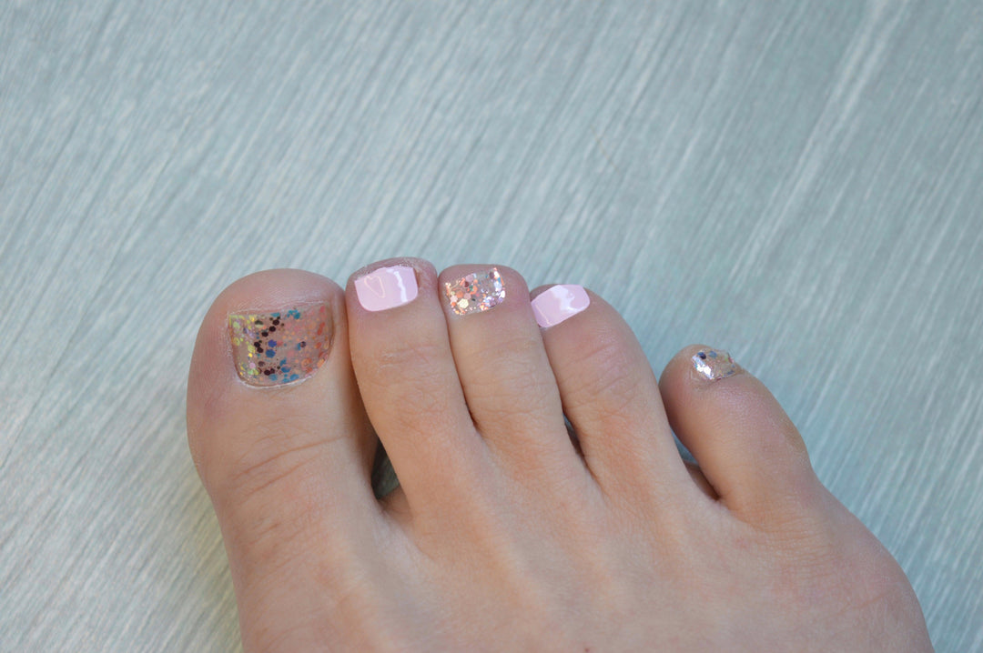 (Pedi/Toes) Twinkle Toes Semi Cured Gel Nail Wraps