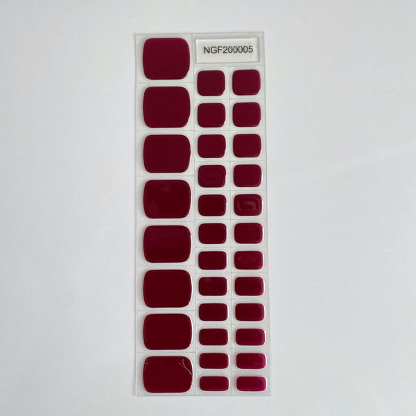 PREORDER 16/6 DISPATCH (Pedi/Toes) Vampire Semi Cured Gel Nail Wraps