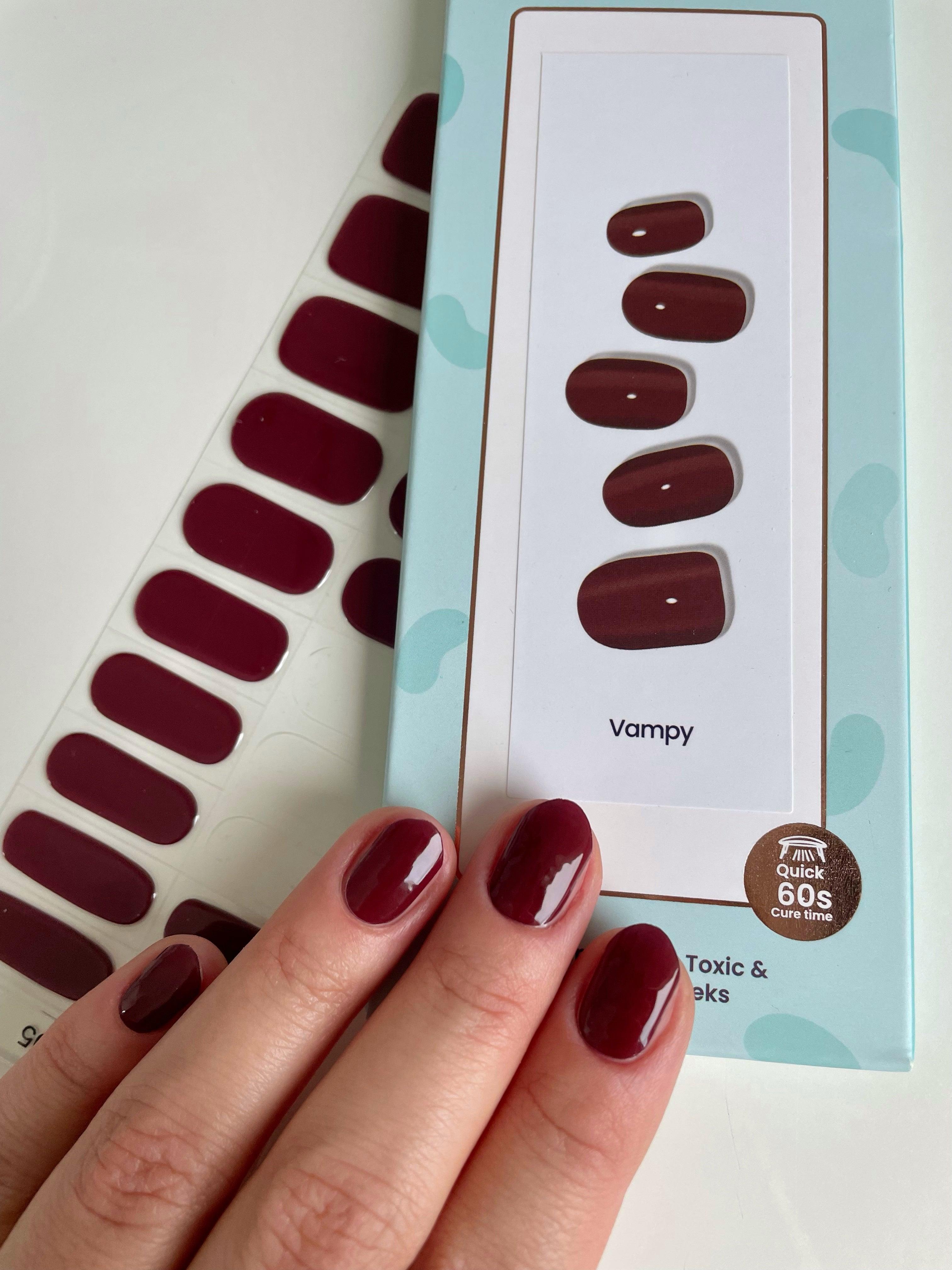 Vampy | Super Jellies DIY Hard Semi Cured Gel Nail Wraps