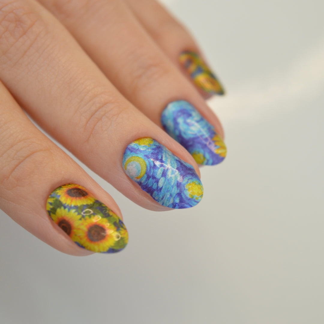 Vincent's Sunflowers  | Nail Polish Wraps