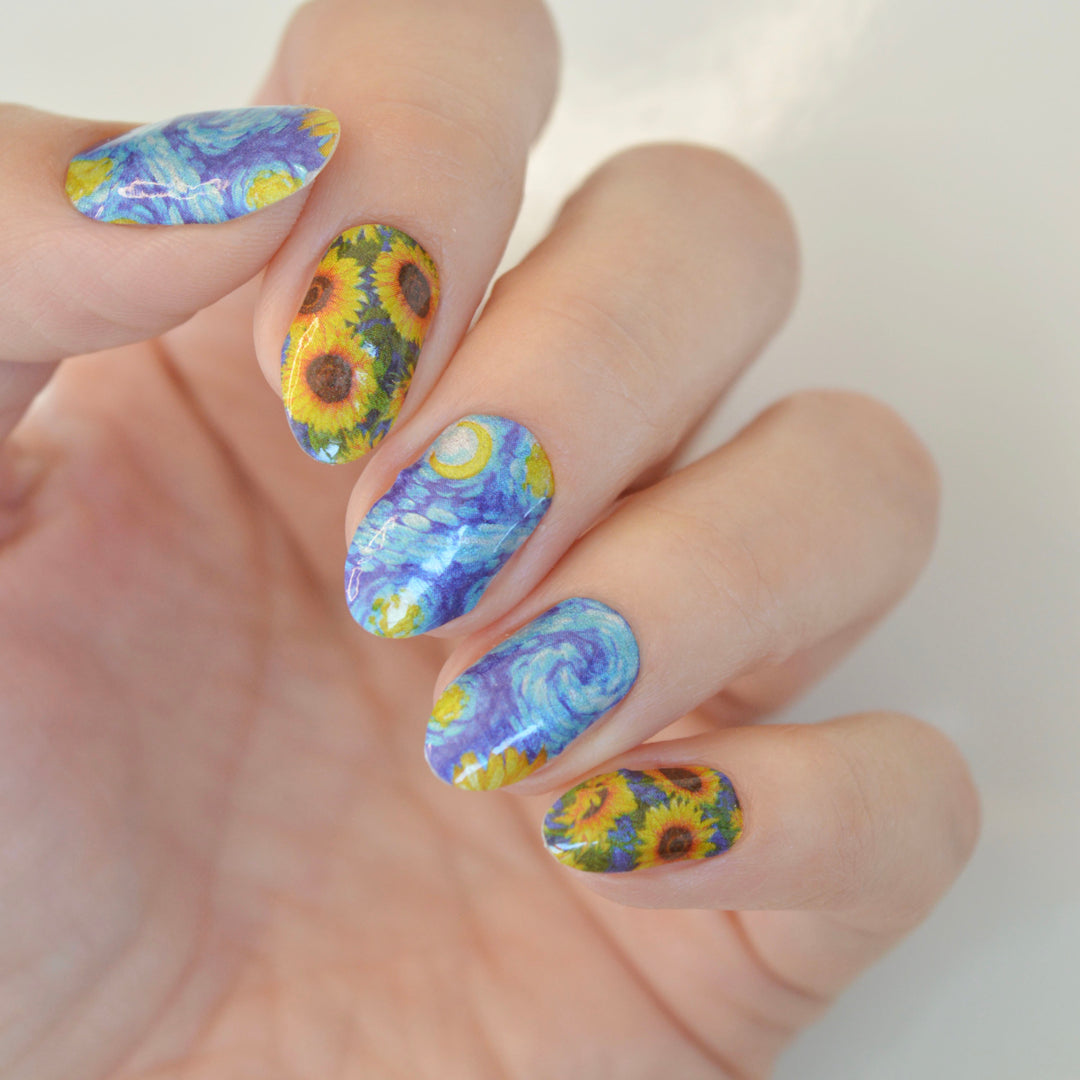 Vincent's Sunflowers  | Nail Polish Wraps
