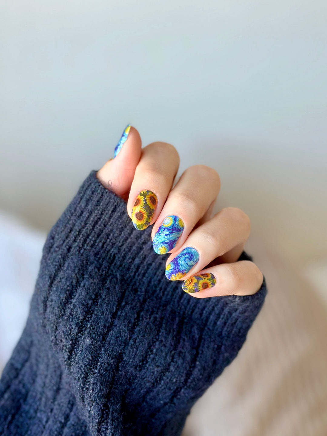 Vincent's Sunflowers  | Nail Polish Wraps