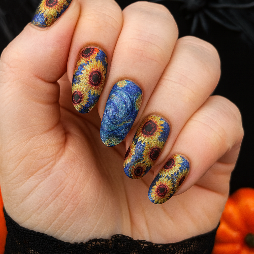 Vincent's Sunflowers  | Nail Polish Wraps