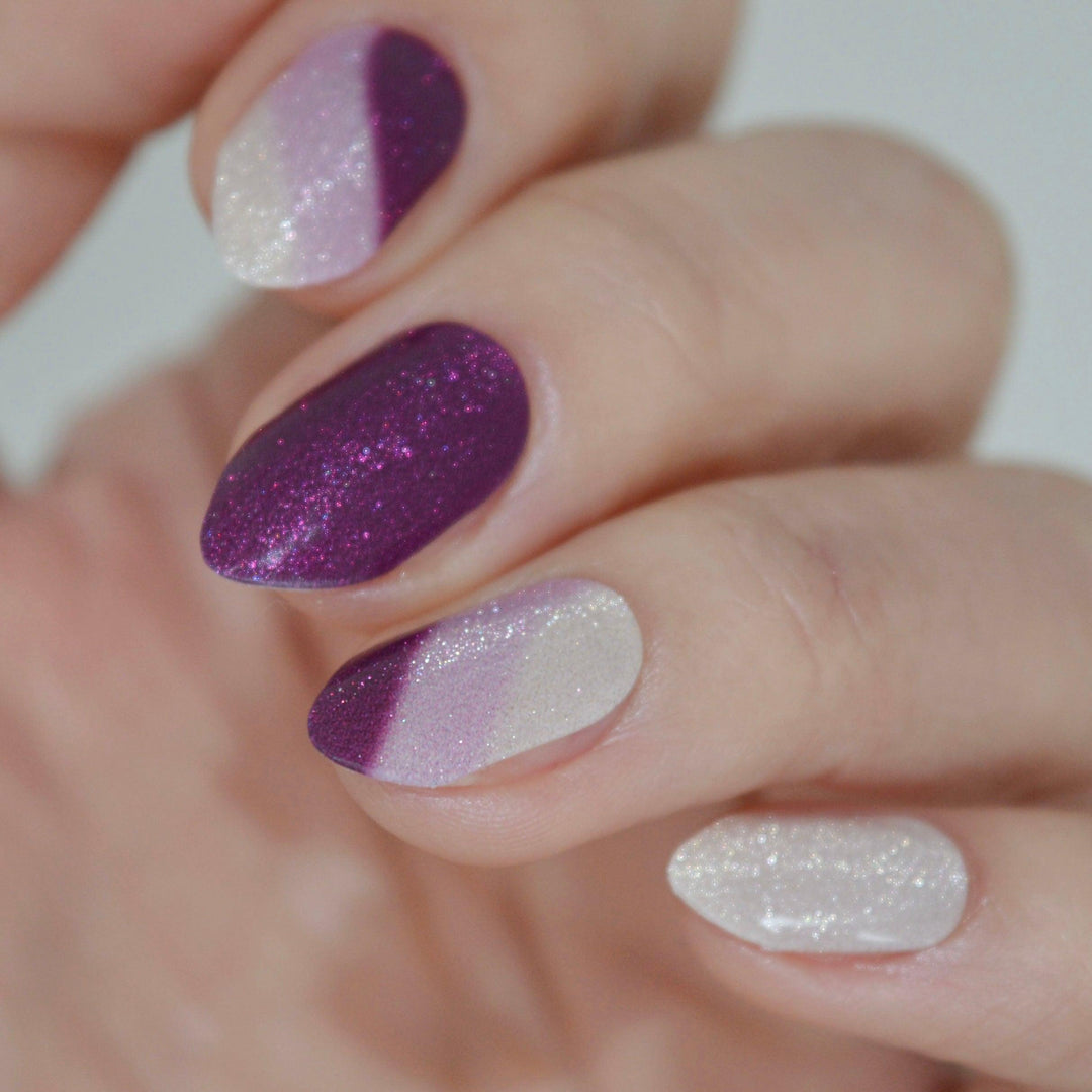 Violet Vortex | Super Jellies DIY Hard Semi Cured Gel Nail Wraps