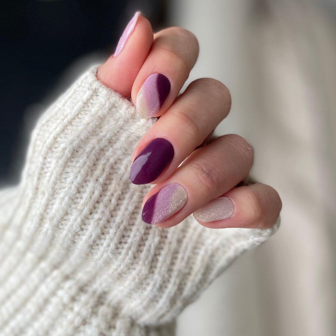 Violet Vortex | Super Jellies DIY Hard Semi Cured Gel Nail Wraps