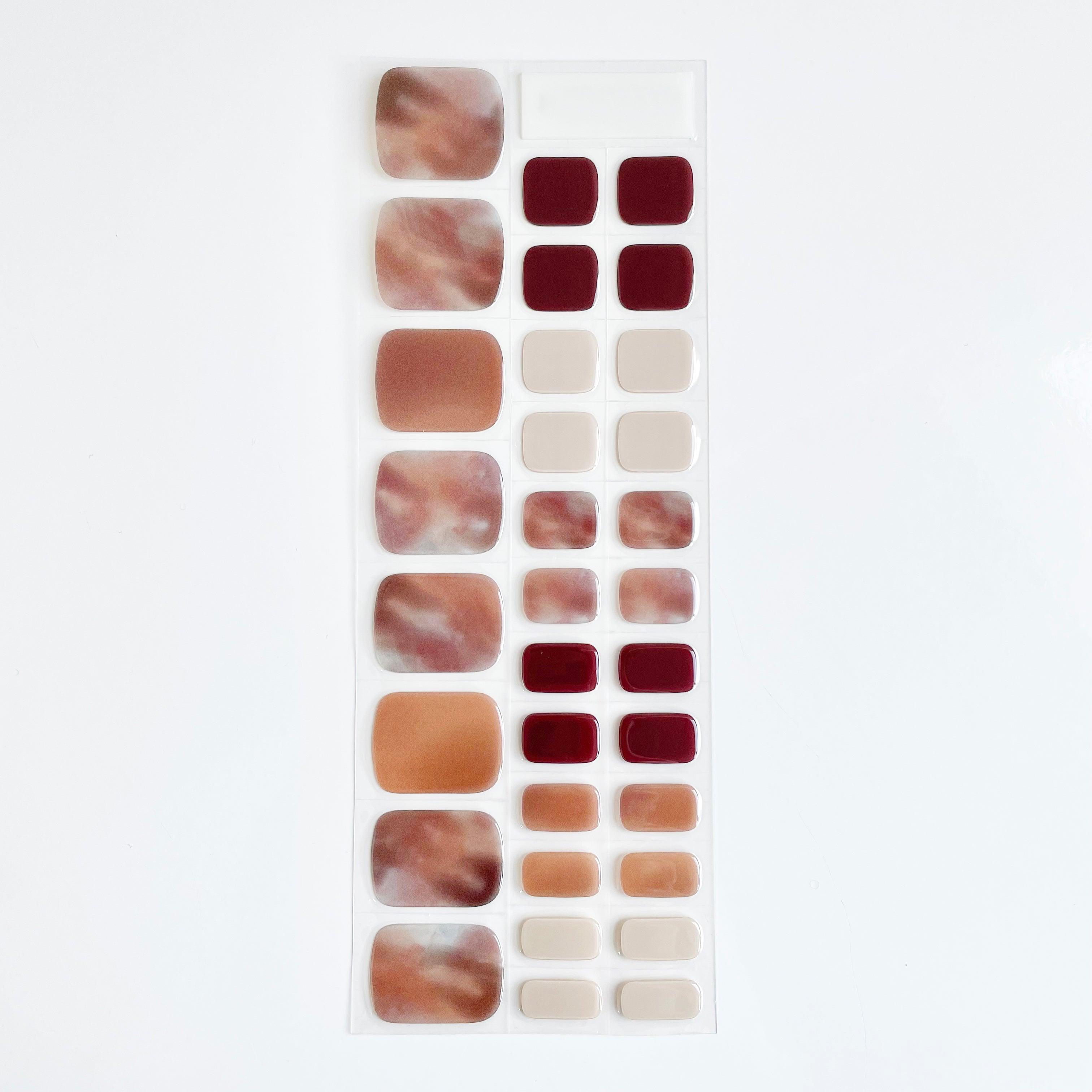 (Pedi/Toes) Vogue Semi Cured Gel Nail Wraps