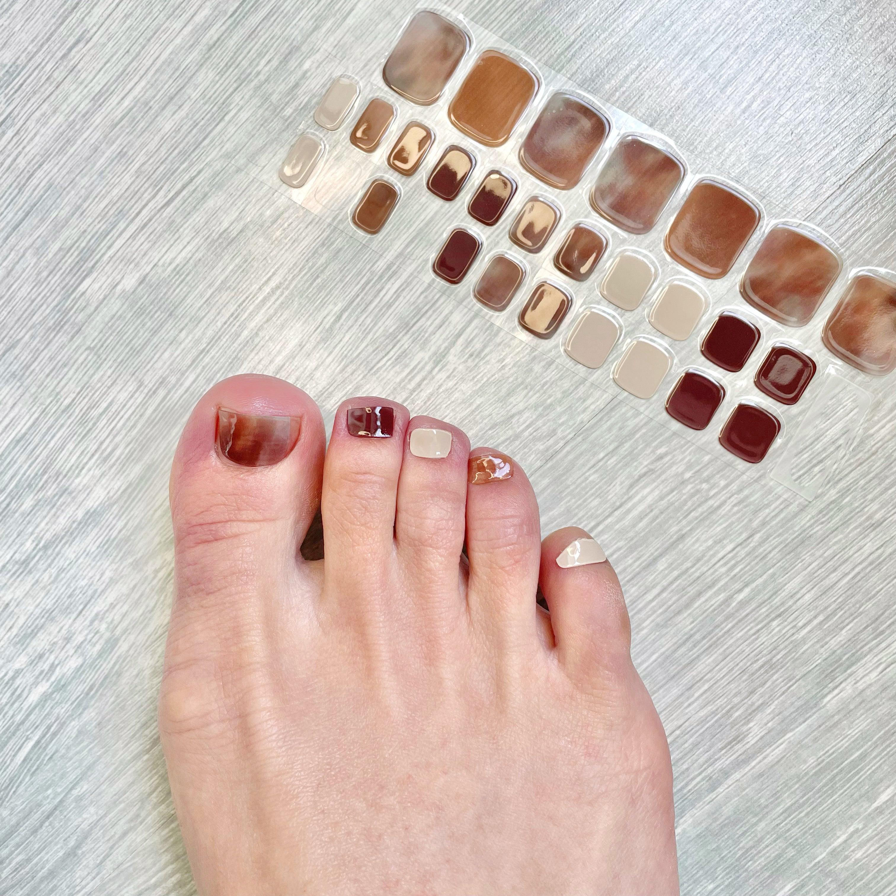 (Pedi/Toes) Vogue Semi Cured Gel Nail Wraps