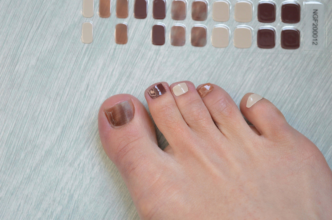 (Pedi/Toes) Vogue Semi Cured Gel Nail Wraps