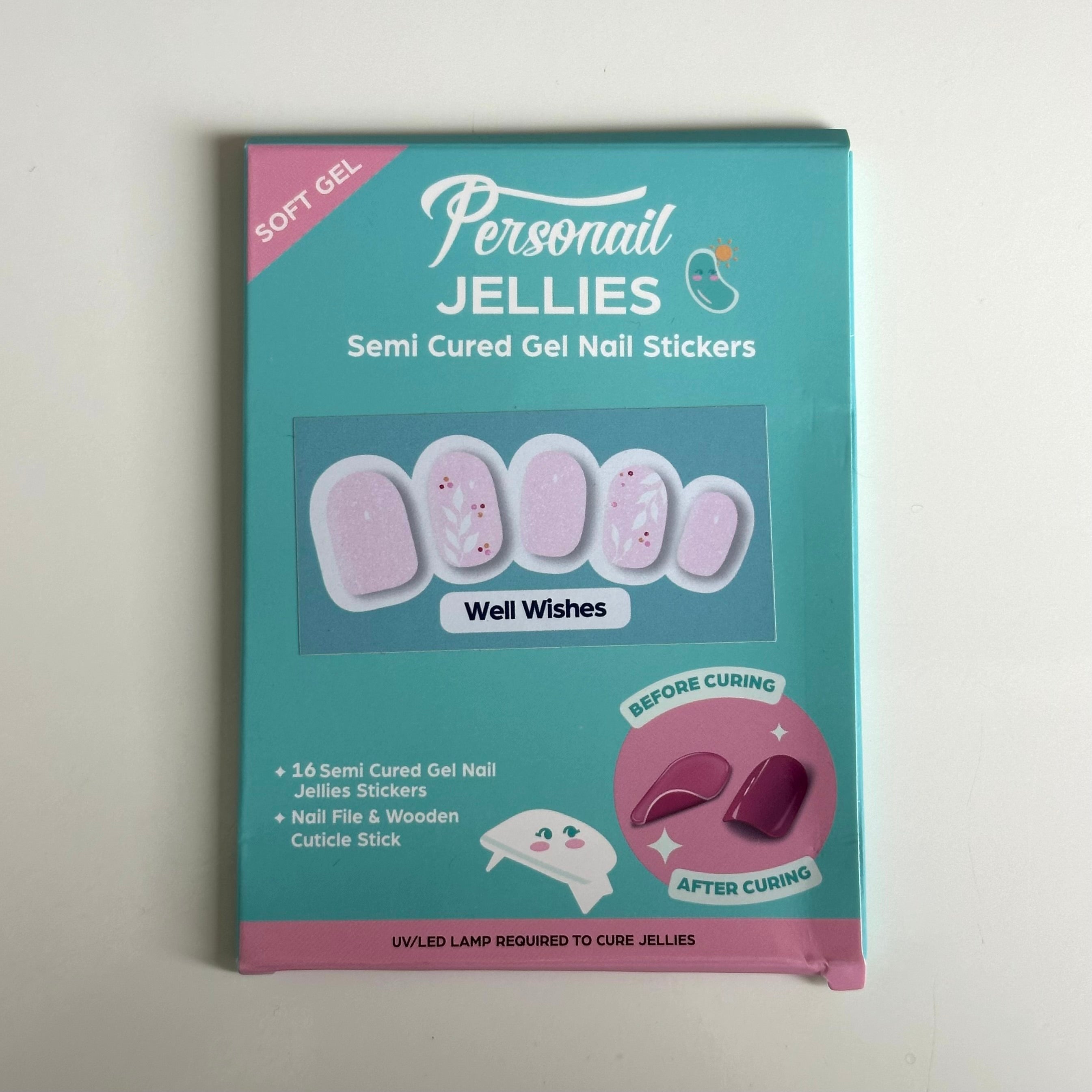 Well Wishes | Jellies DIY Soft Semi Cured Gel Nail Wraps