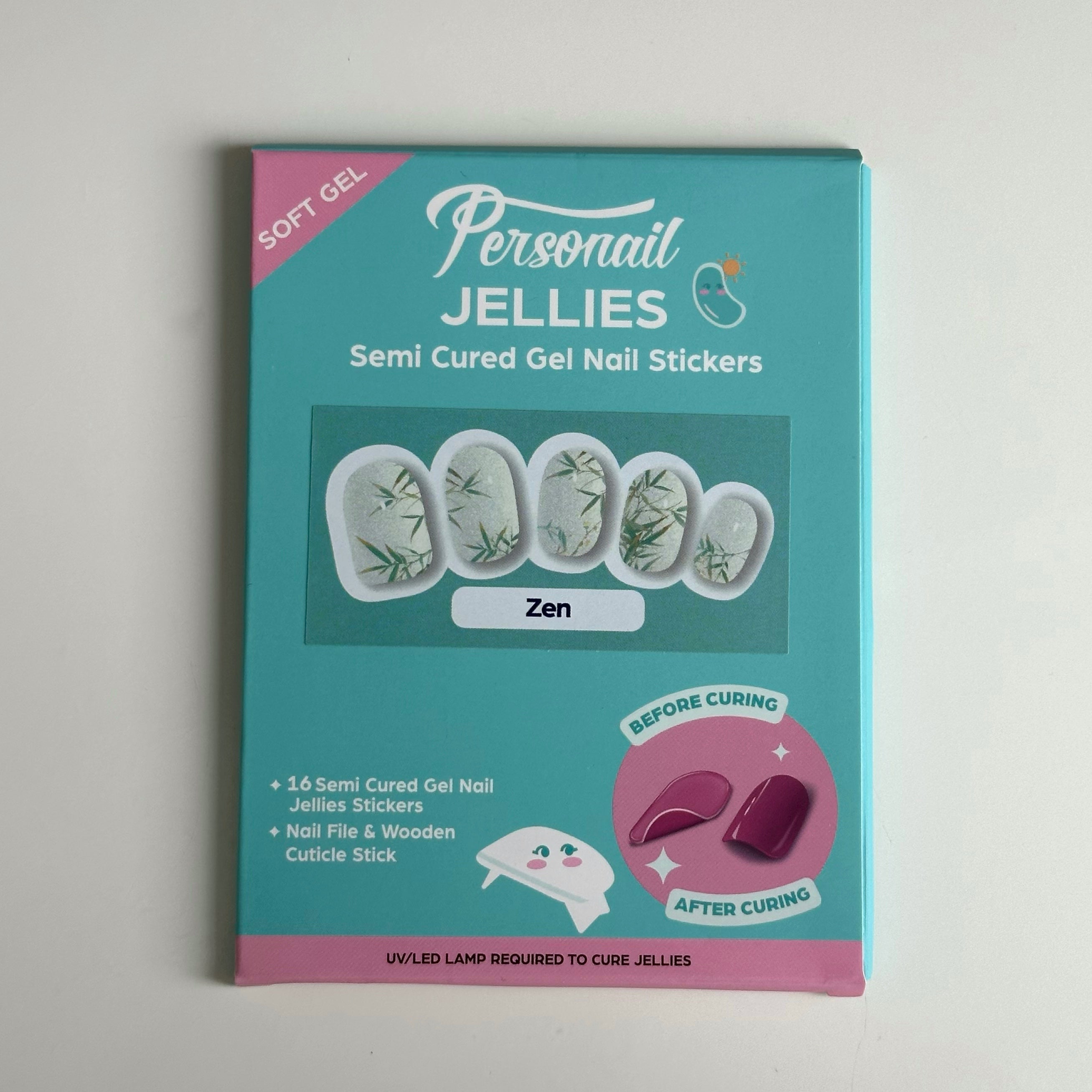 Zen | Jellies DIY Soft Semi Cured Gel Nail Wraps