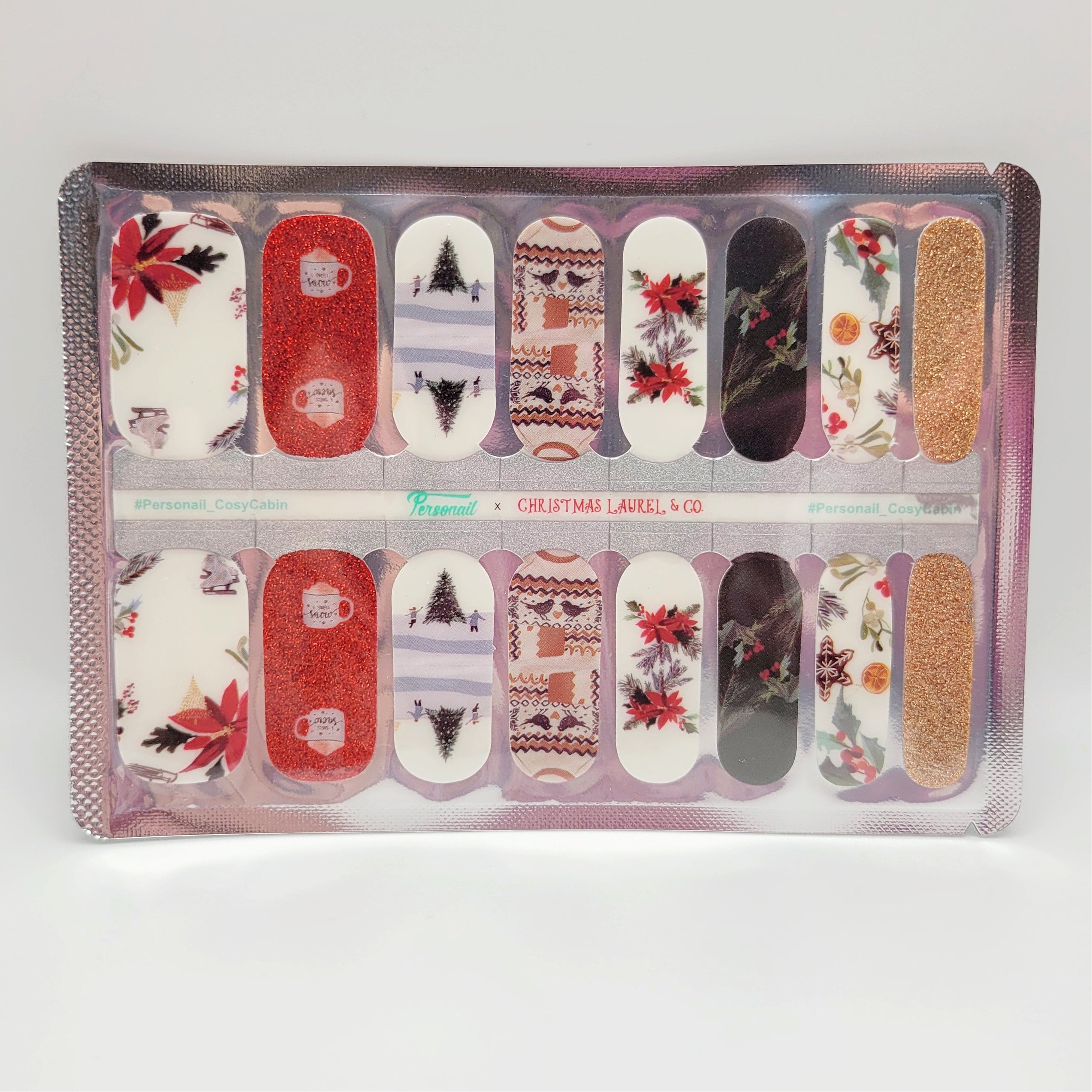 [COLLAB] Cosy Cabin (NO PACKAGING) Nail Wraps (NO PACKAGING)