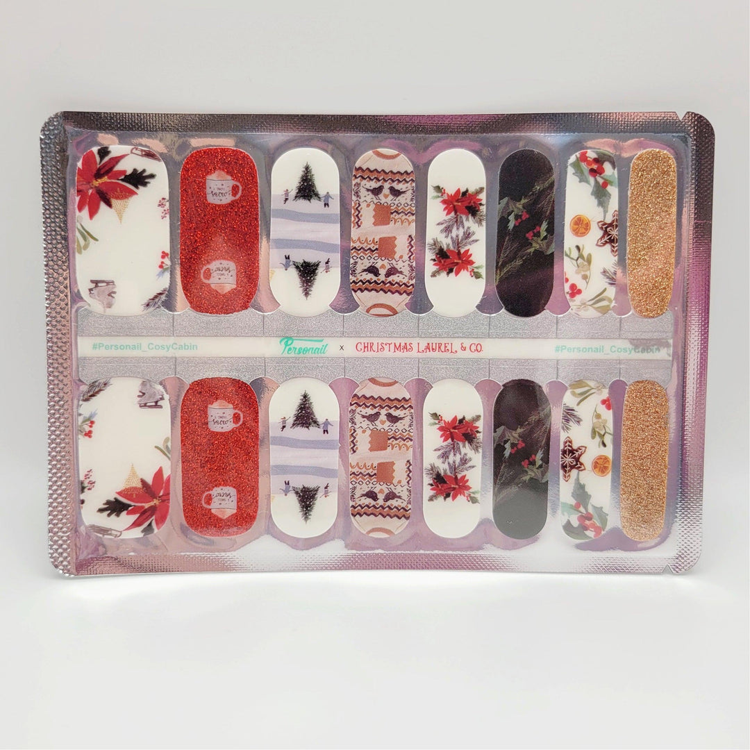 [COLLAB] Cosy Cabin Nail Wraps