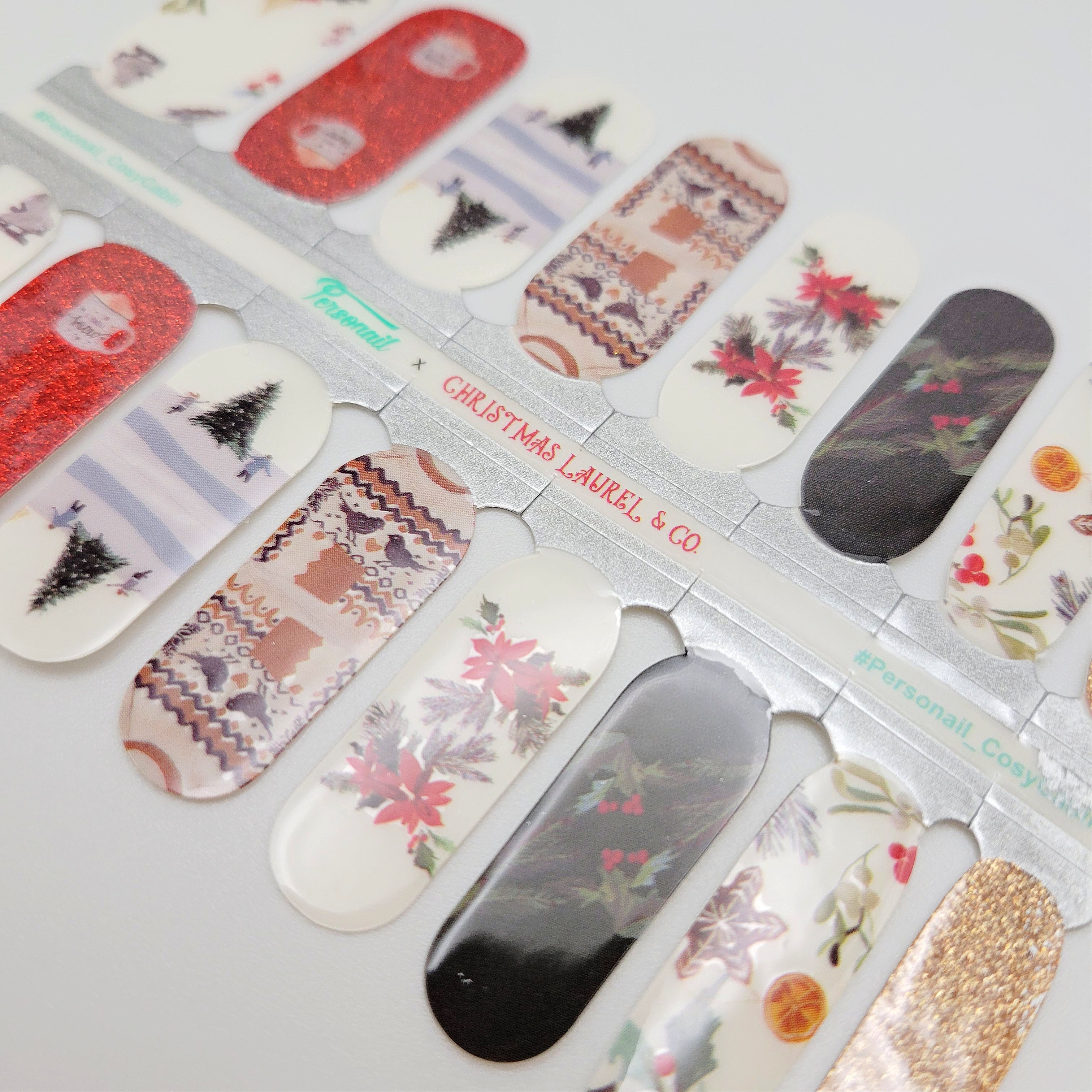 [COLLAB] Cosy Cabin Nail Wraps (NO PACKAGING)