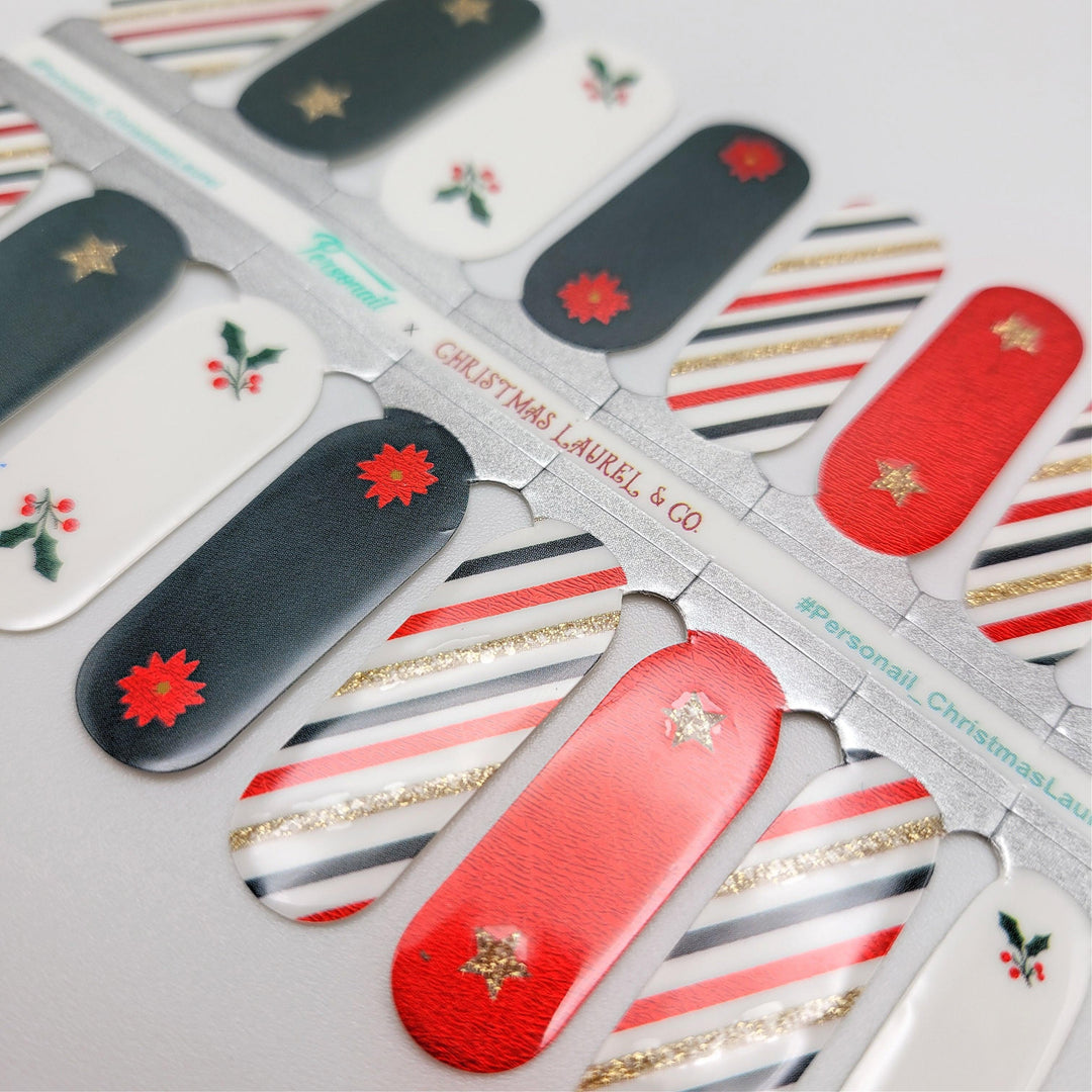 Christmas Laurel Co Nail Polish Wrap