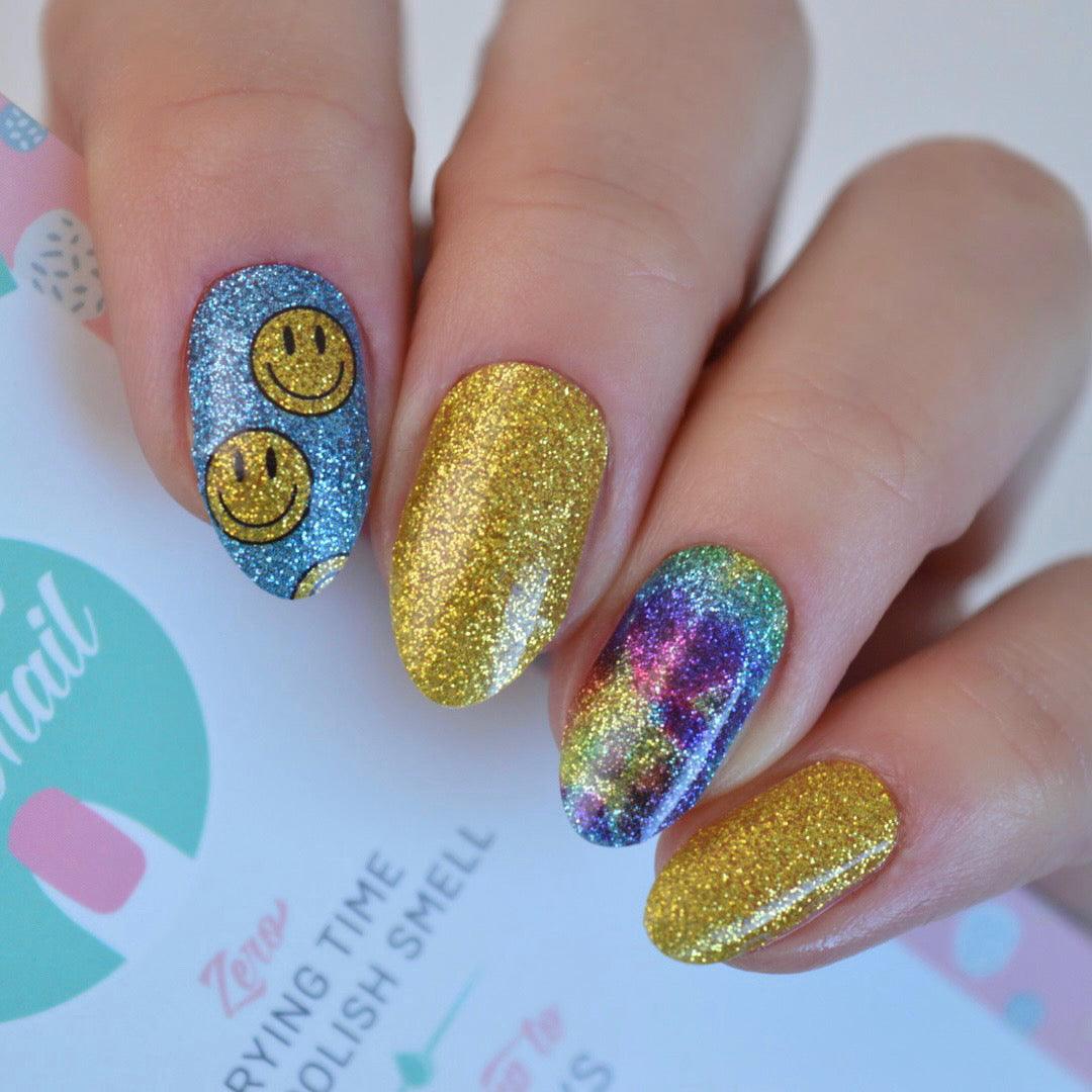 90's Nail Wrap Nail Polish Wraps