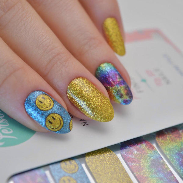 90's Nail Wrap Nail Polish Wraps