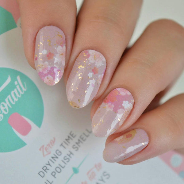 Blossom | Floral Nail Polish Wraps