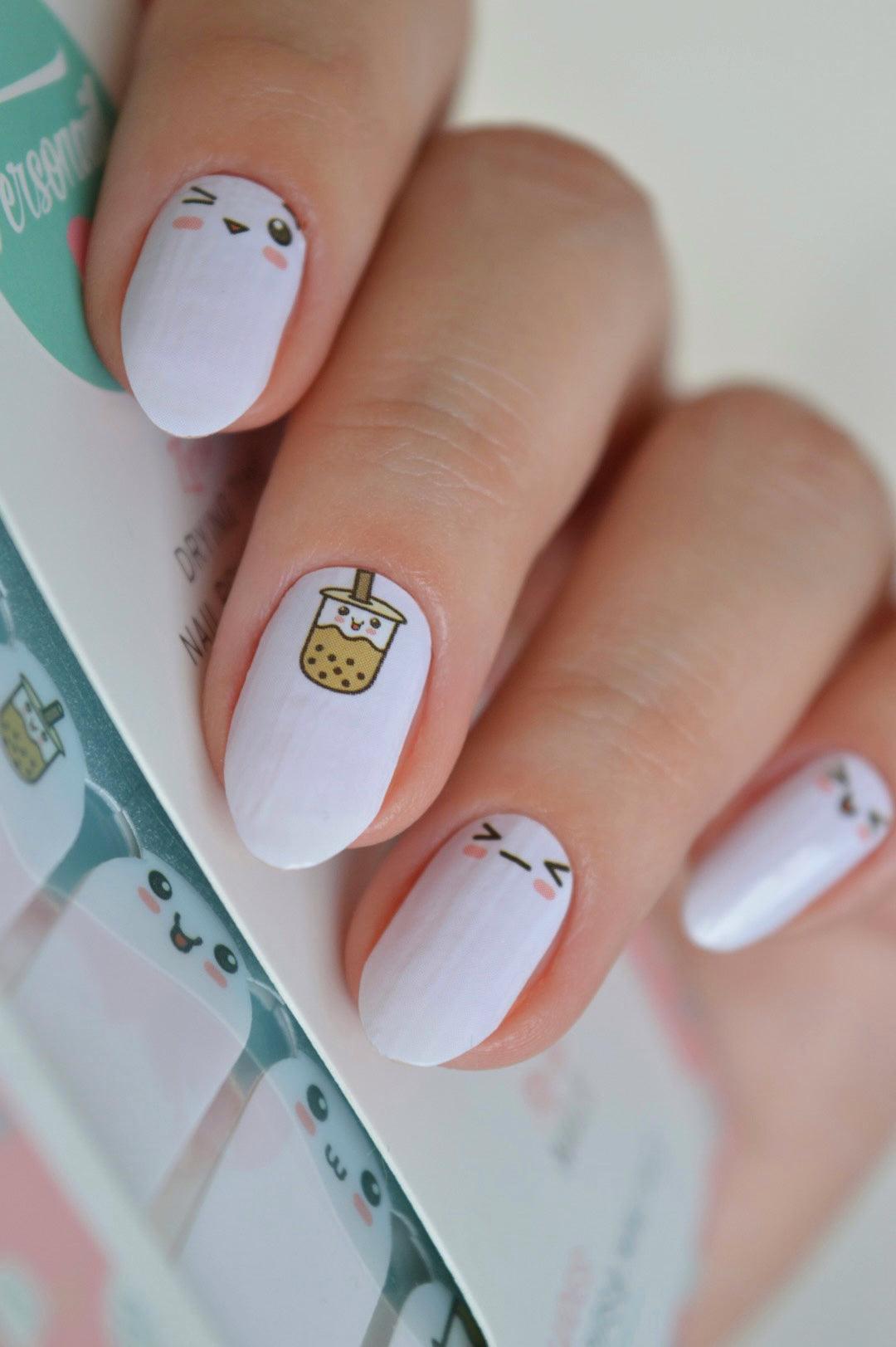 Bubble Tea | Boba Nail Polish Wrap