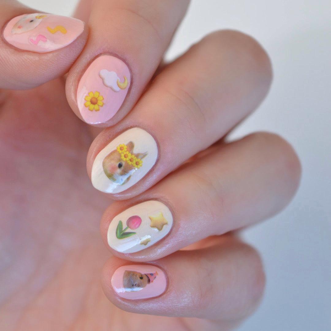 Carrot Cruncher PLAY Nail Art Sticker