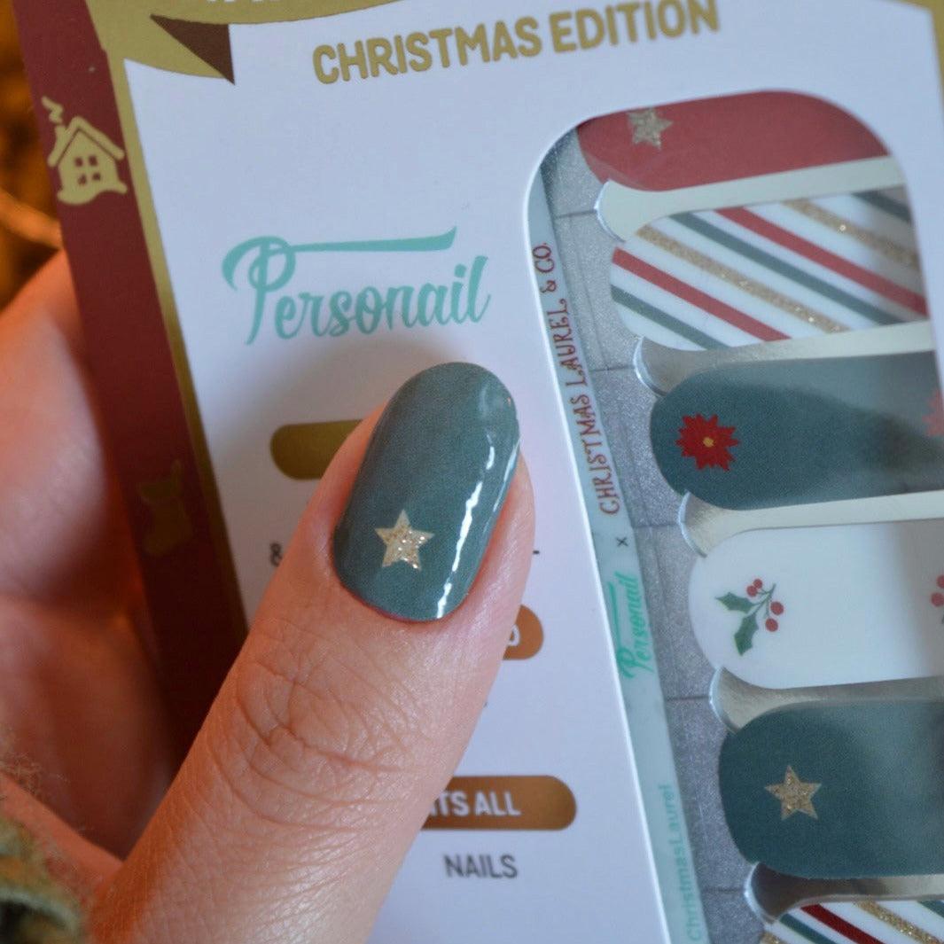 Christmas Laurel Co Nail Polish Wrap