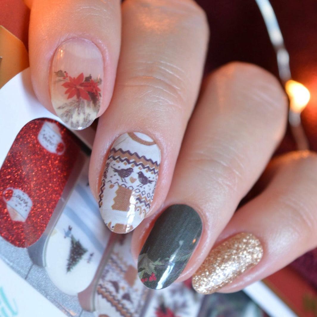 [COLLAB] Cosy Cabin Nail Wraps