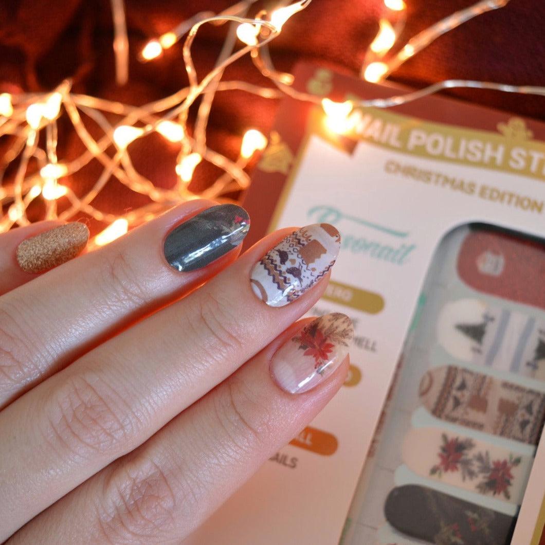 [COLLAB] Cosy Cabin Nail Wraps