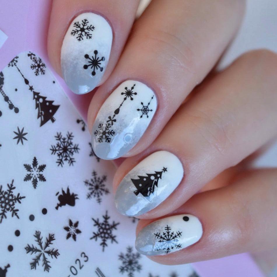 Dark Christmas PLAY Nail Art Sticker