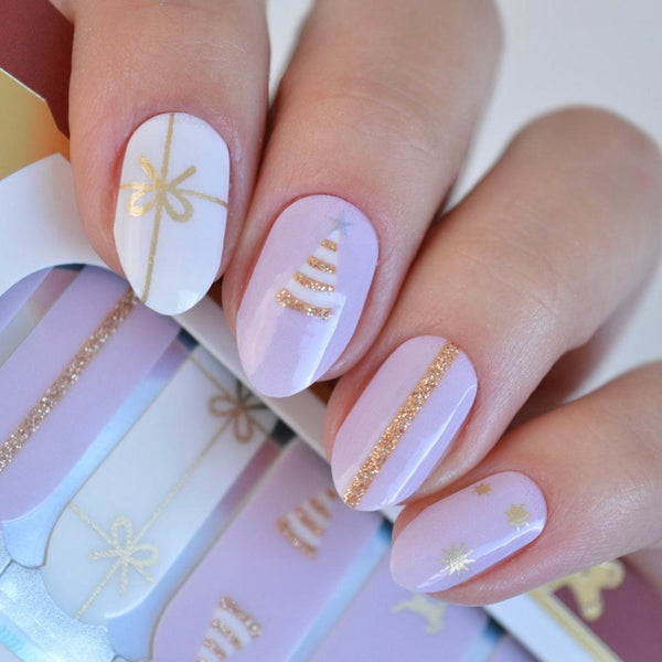 Dancer | Neutral Christmas Nail Polish Wrap