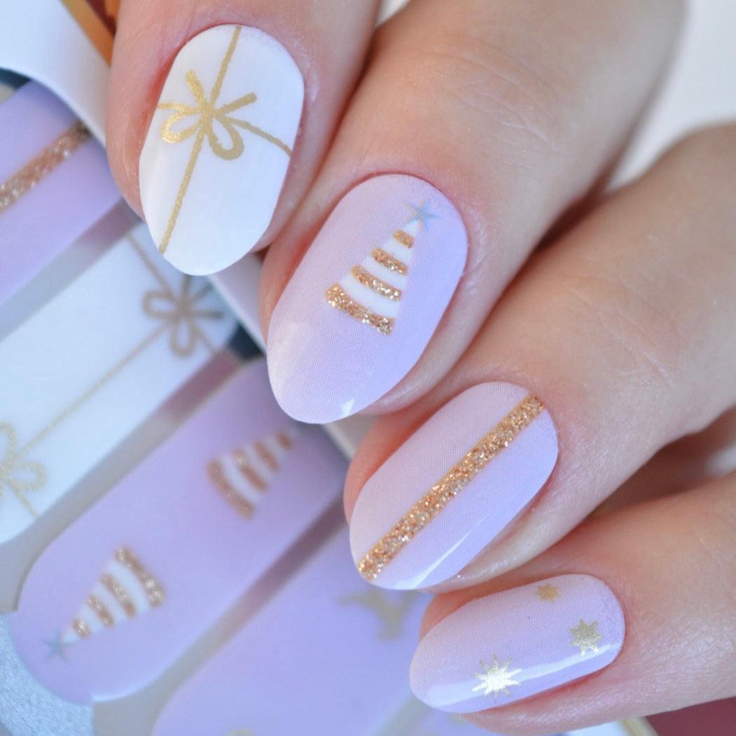 Dancer | Neutral Christmas Nail Polish Wrap