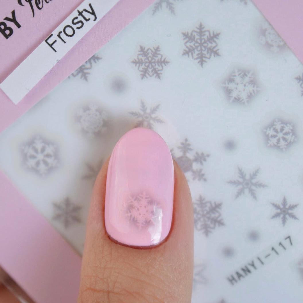 Frosty PLAY Nail Art Sticker