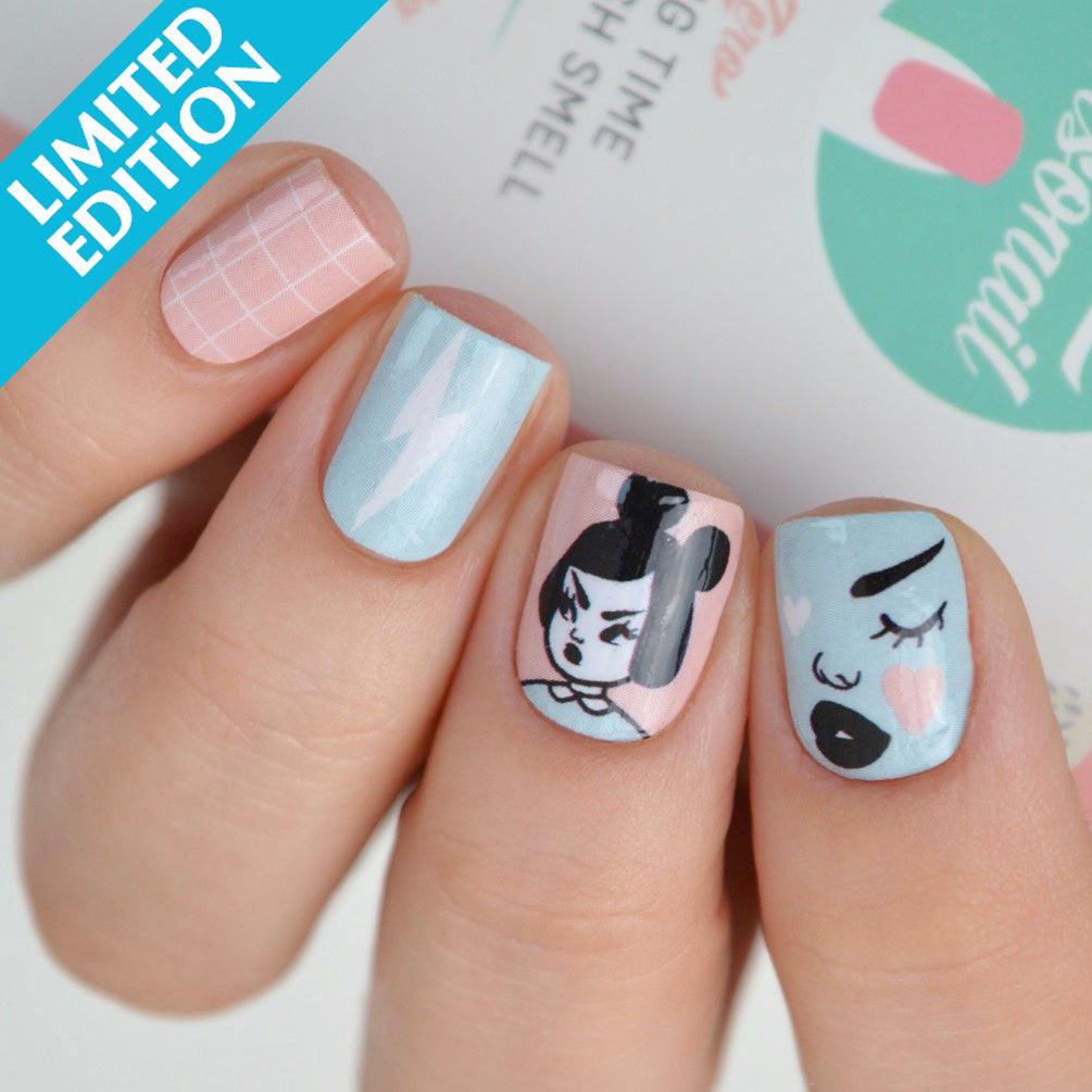 GURL Nail Wraps by Mel Stringer [COLLAB]